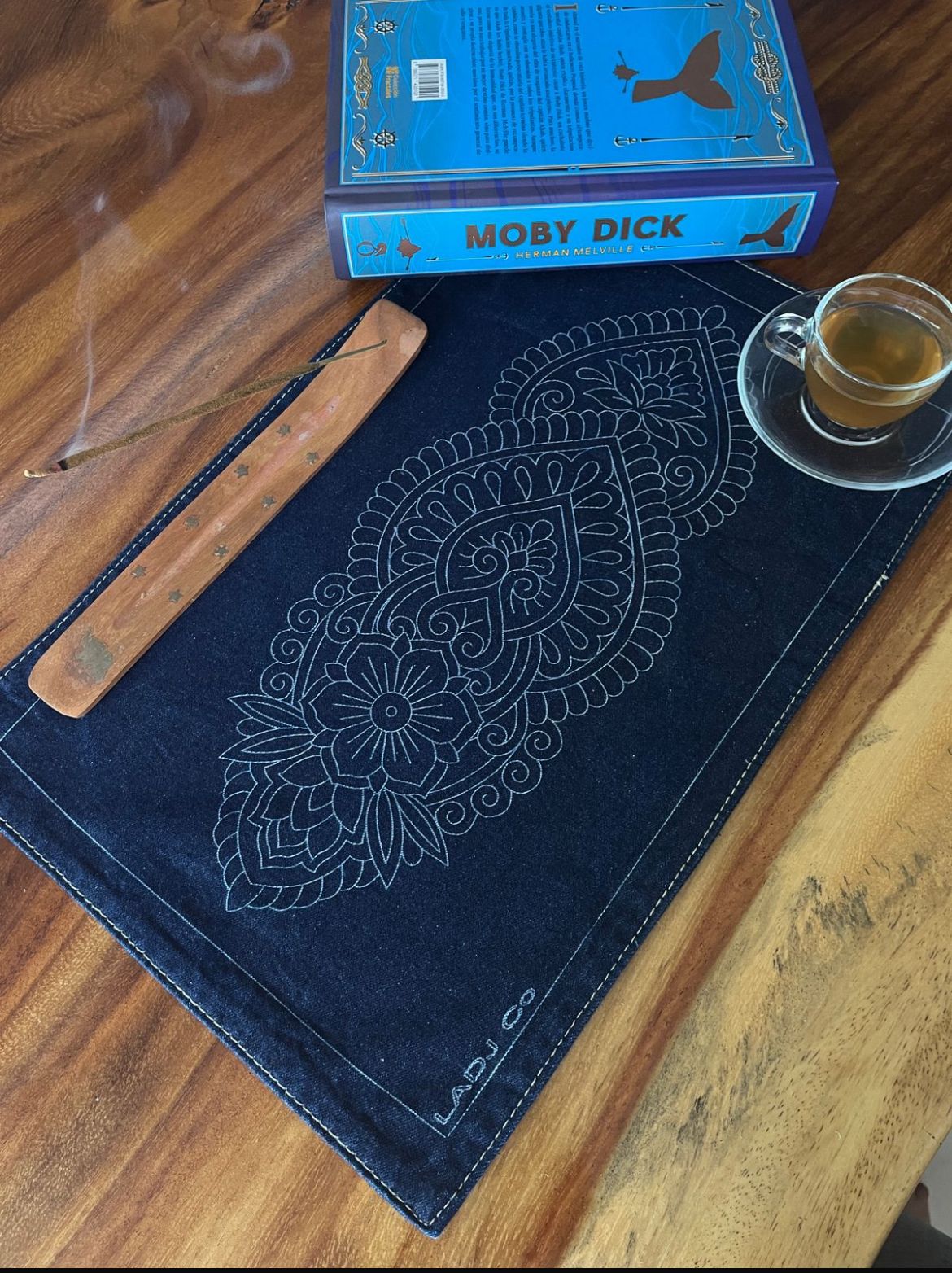Set Manteles de Mezclilla de Mandala