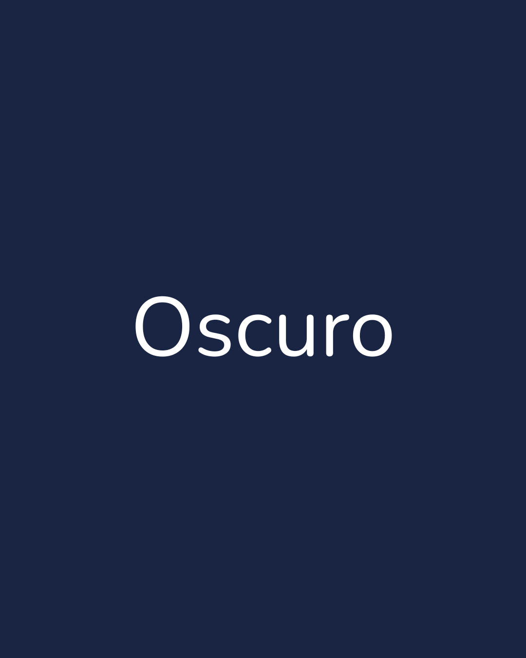 Oscuro